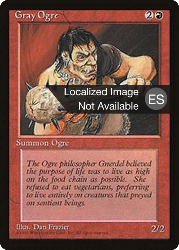 Gray Ogre [Fourth Edition Foreign Black Border]