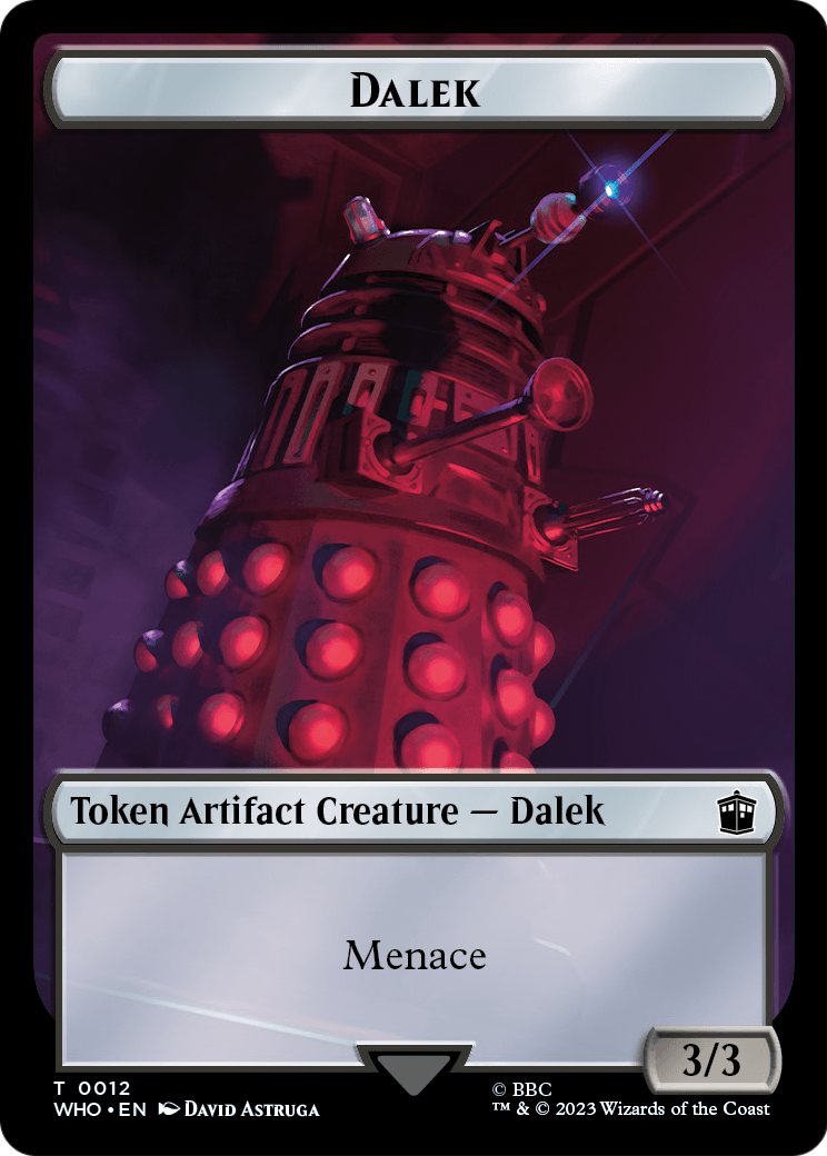 Dalek (TWHO-012) [Doctor Who Tokens]