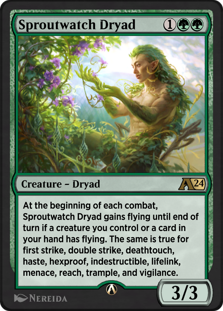 Sproutwatch Dryad (YMKM-020) [Alchemy: Murders at Karlov Manor ]