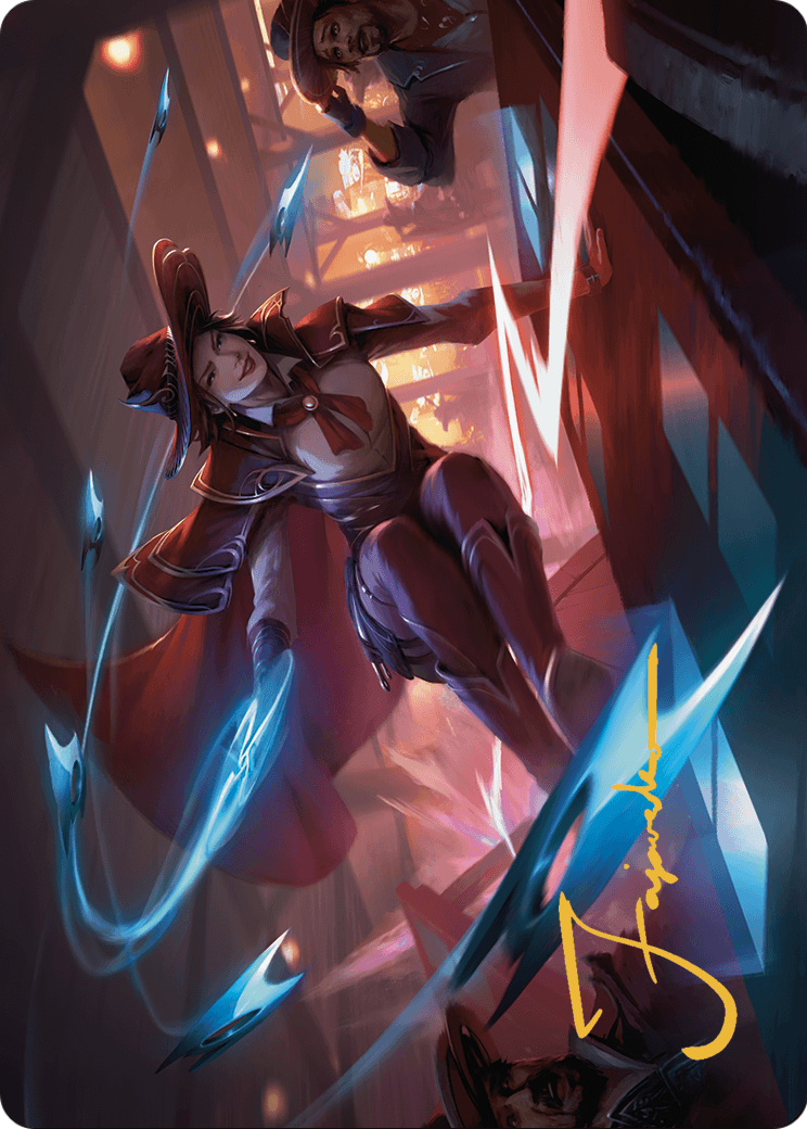 Slick Sequence // Slick Sequence (AOTJ-033) (Borderless) [Outlaws of Thunder Junction Art Series] Foil