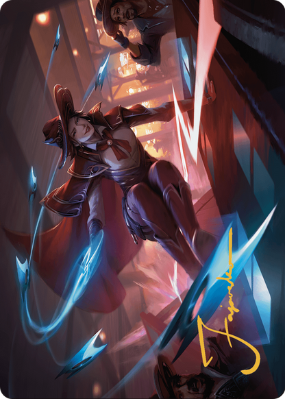 Slick Sequence // Slick Sequence (AOTJ-033) (Borderless) [Outlaws of Thunder Junction Art Series] Foil