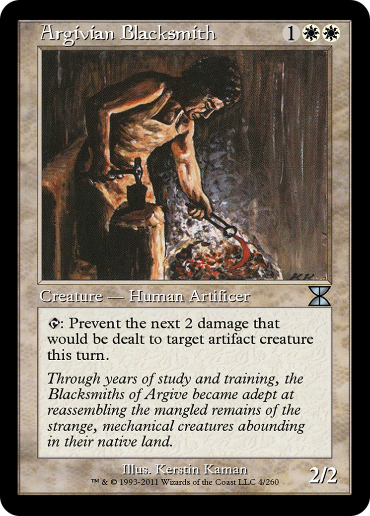 Argivian Blacksmith (ME4-004) [Masters Edition IV]