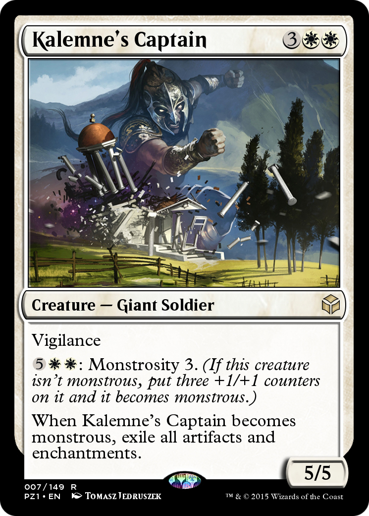 Kalemne's Captain (PZ1-007) [Legendary Cube Prize Pack]