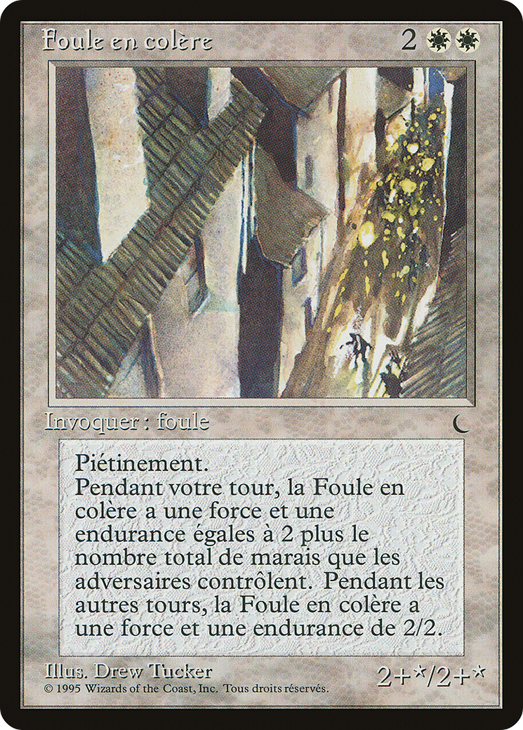Angry Mob (French) - "Foule en colere" (REN-004) [Renaissance]