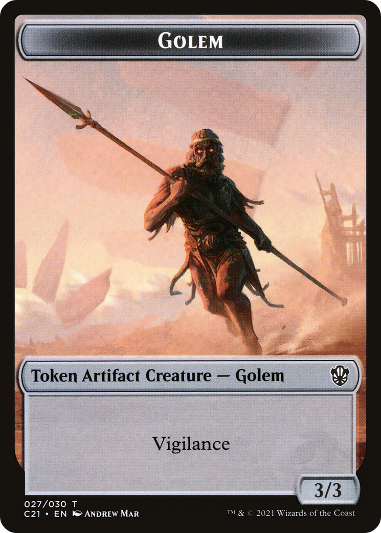 Golem (TC21-027) [Commander 2021 Tokens]
