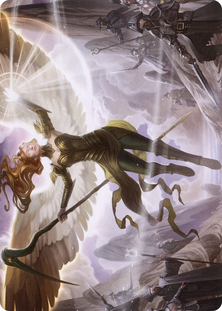 Sigarda's Splendor // Sigarda's Splendor (AMID-019) (Borderless) [Midnight Hunt Art Series] Foil