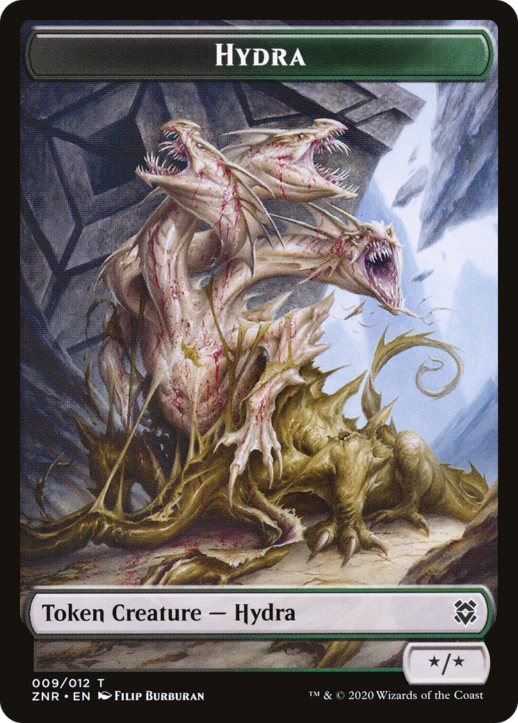 Hydra (TZNR-009) [Zendikar Rising Tokens] Foil