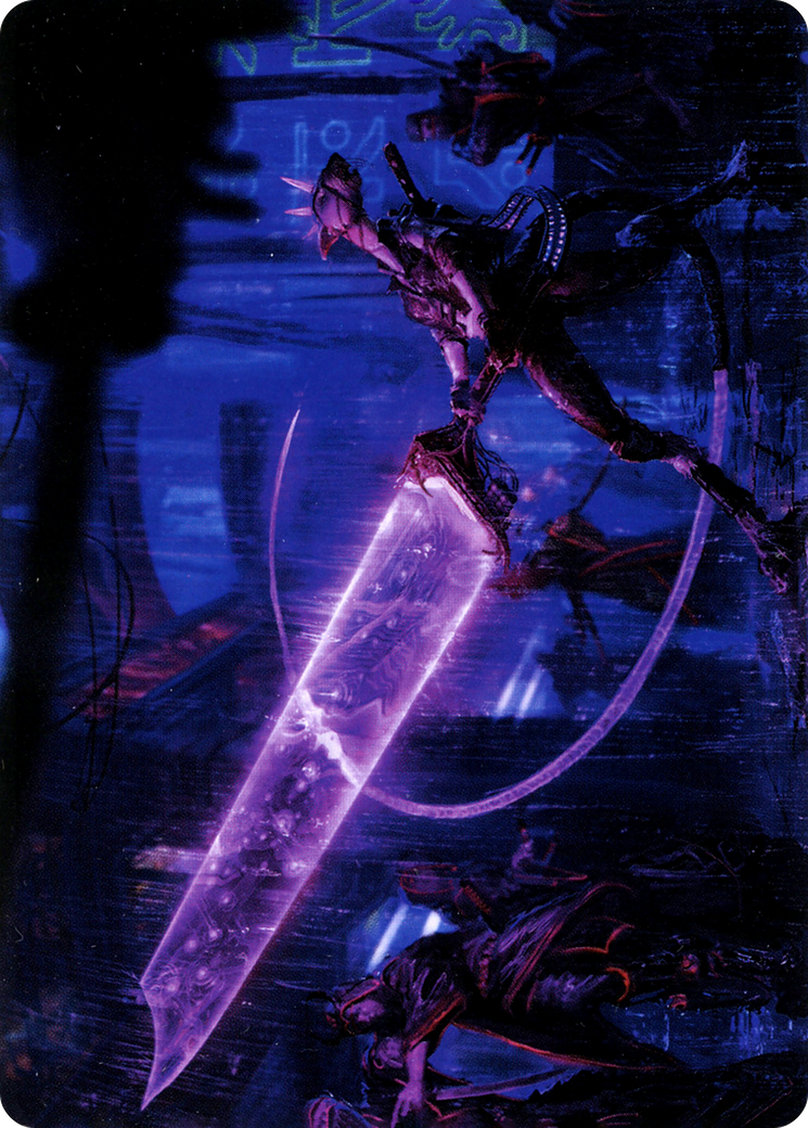 Enormous Energy Blade // Enormous Energy Blade (ANEO-016) (Borderless) [Neon Dynasty Art Series] Foil