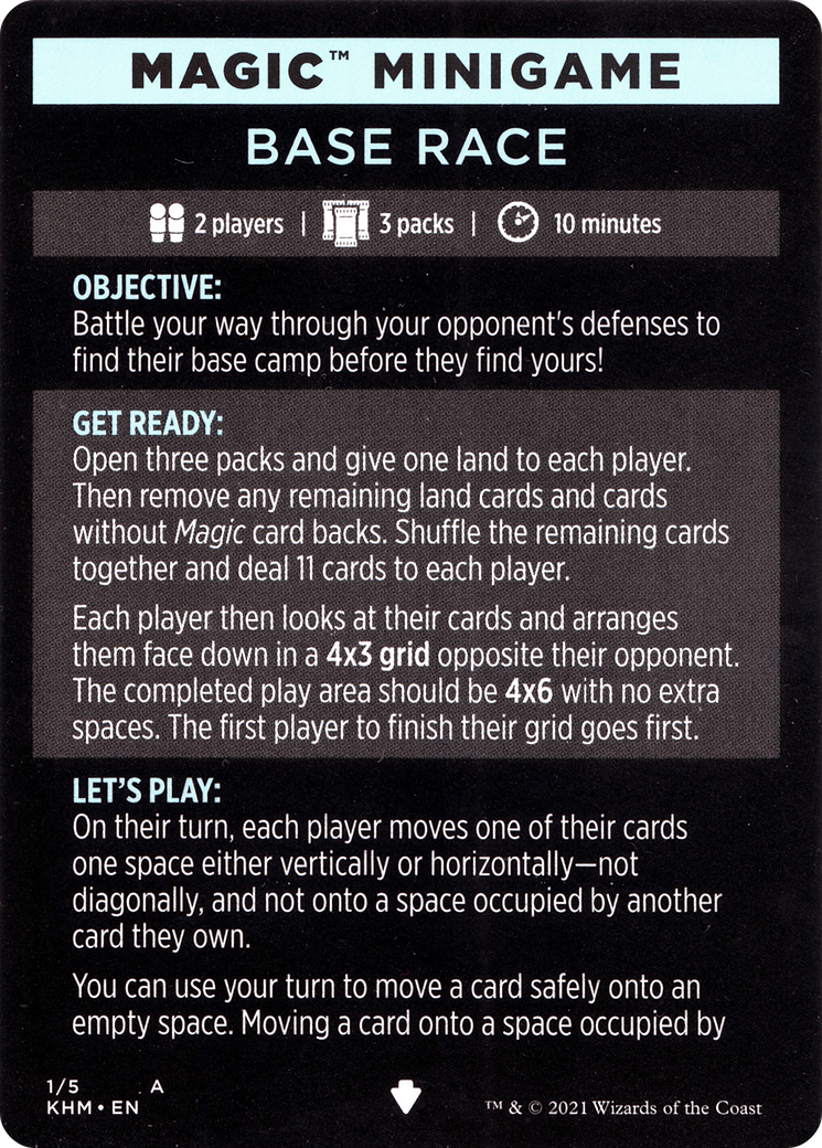 Base Race // Base Race (cont'd) (MKHM-001) [Kaldheim Minigames]