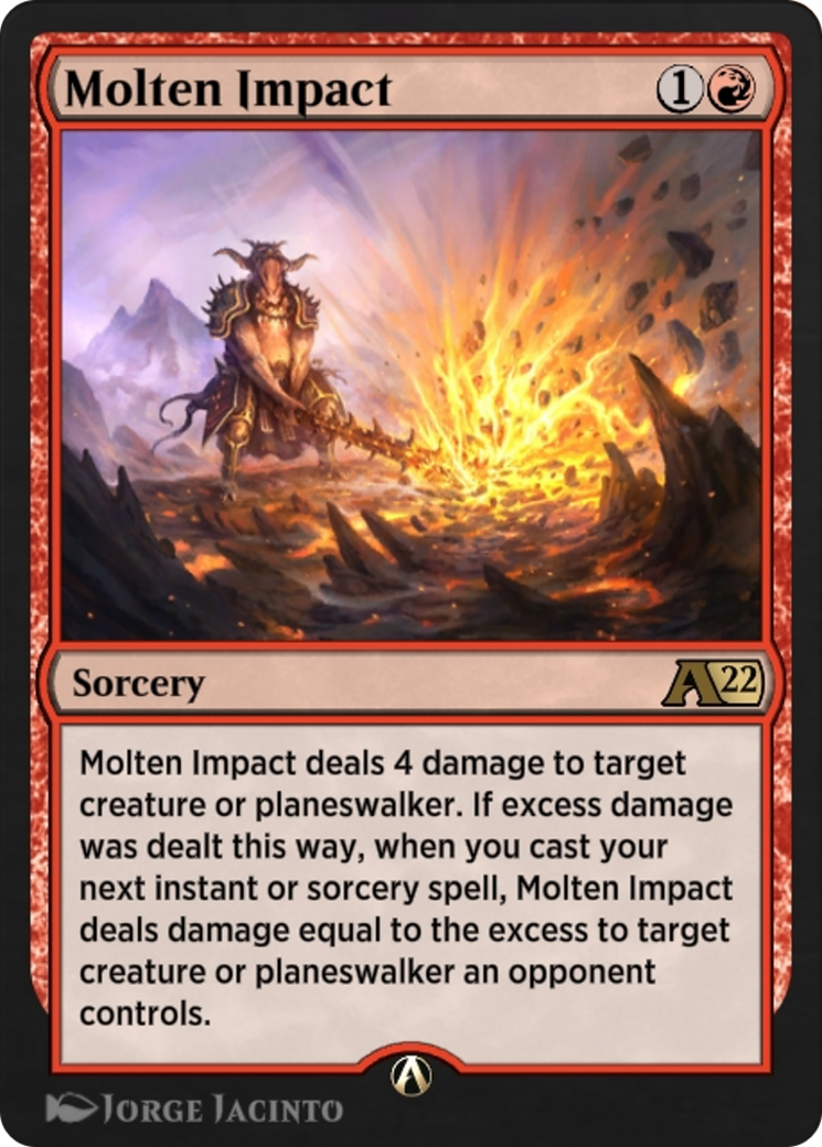 Molten Impact (YNEO-022) [Alchemy: Kamigawa]