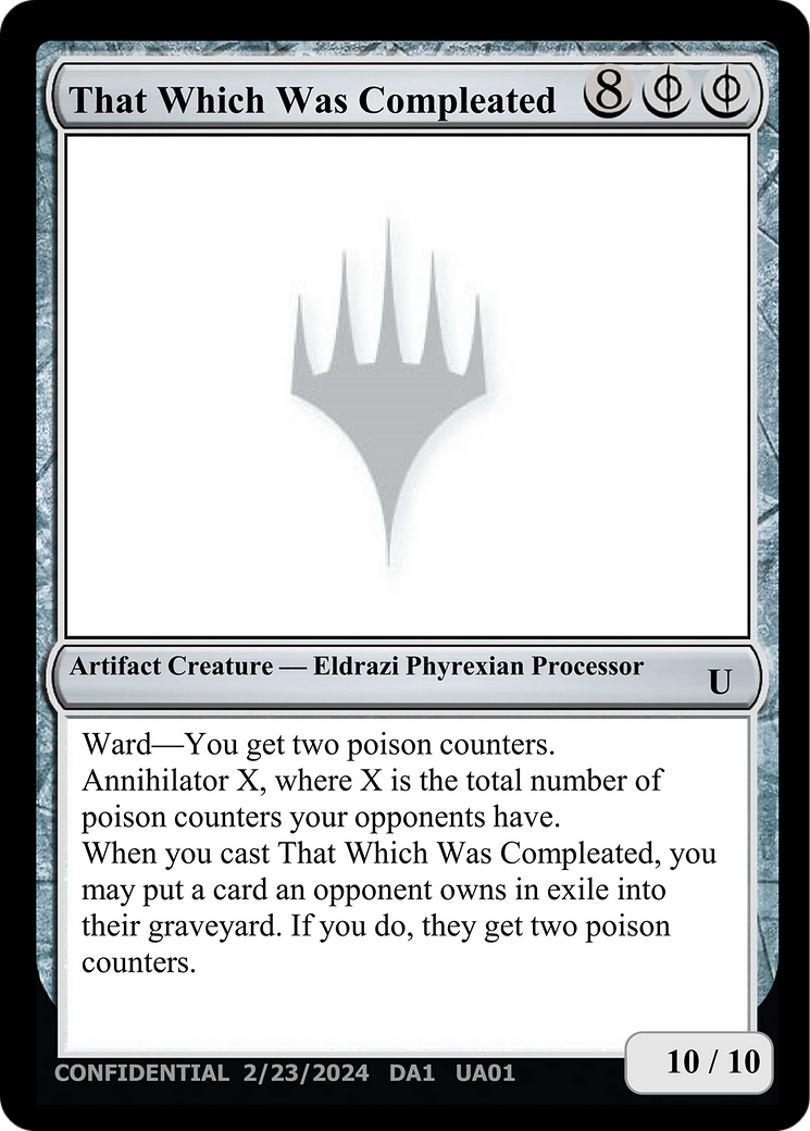 That Which Was Compleated (UNK-UA01B) [Unknown Event]