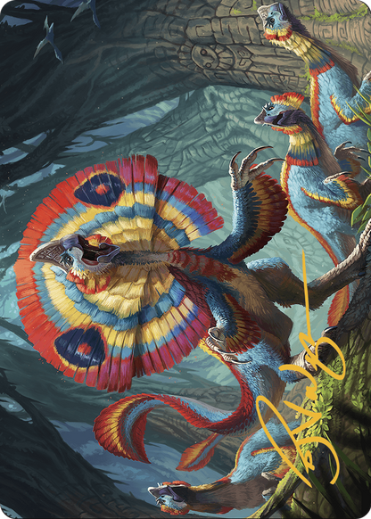 Sunfrill Imitator // Sunfrill Imitator (ALCI-078) (Borderless) [The Lost Caverns of Ixalan Art Series] Foil
