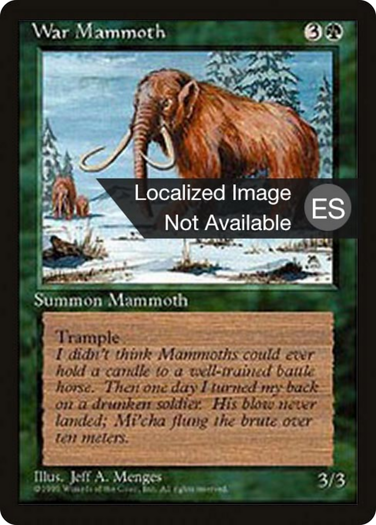 War Mammoth [Fourth Edition Foreign Black Border]