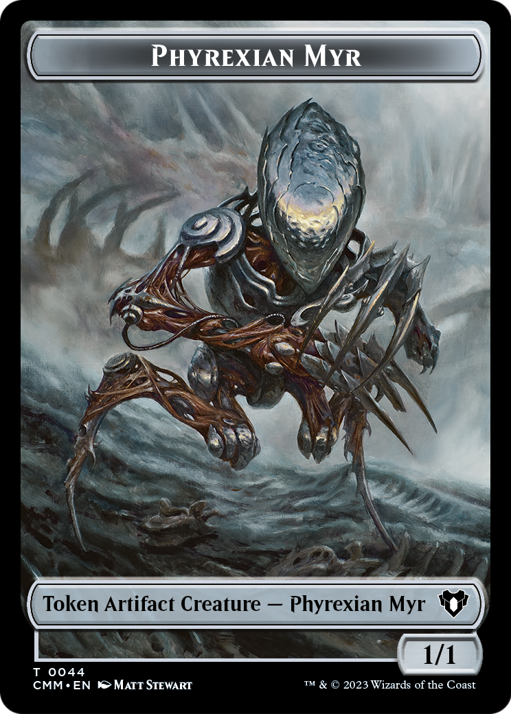 Phyrexian Myr (TCMM-044) [Commander Masters Tokens] Foil