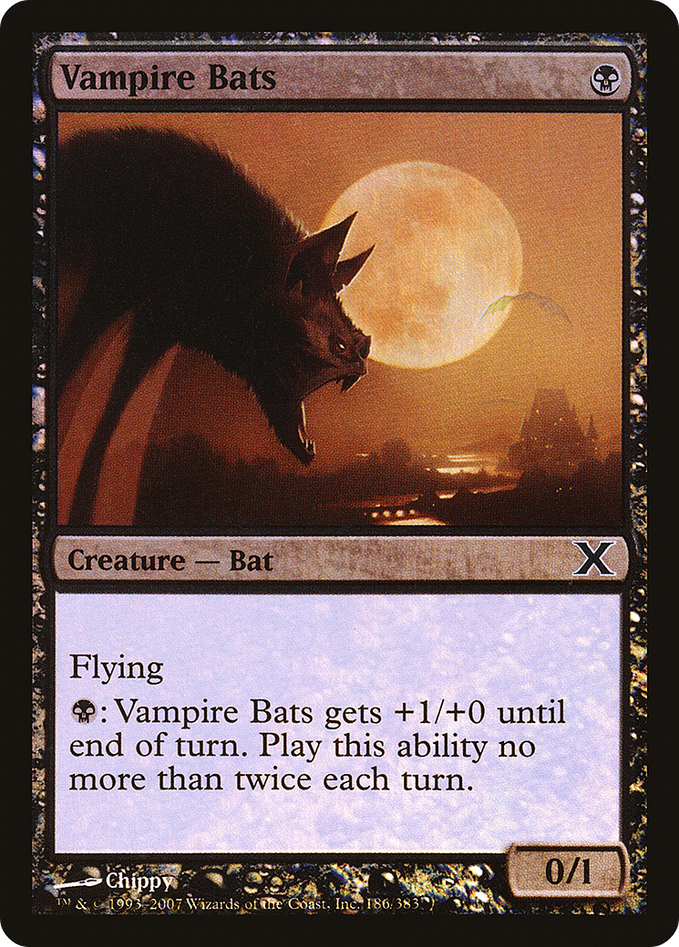 Vampire Bats (10E-186★) [Tenth Edition] Foil
