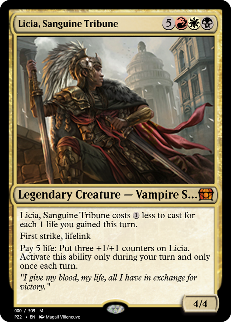 Licia, Sanguine Tribune (PZ2-65729) [Treasure Chest] Foil