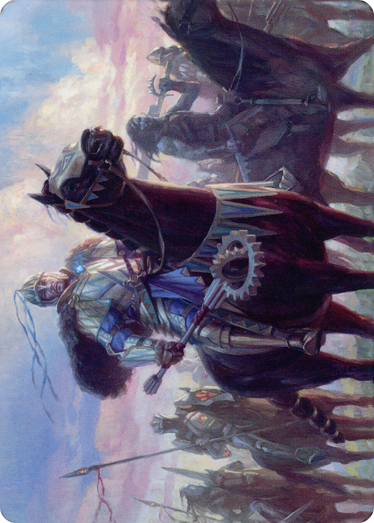 Shanid, Sleepers' Scourge // Shanid, Sleepers' Scourge (ADMU-054) (Borderless) [Dominaria United Art Series] Foil
