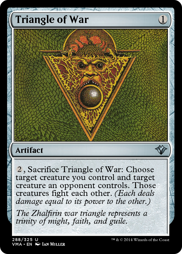 Triangle of War (VMA-288) [Vintage Masters] Foil