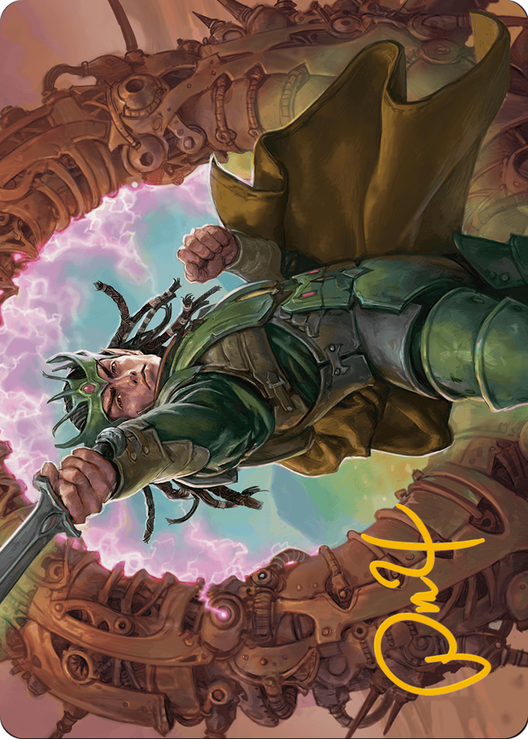 Eladamri, Korvecdal // Eladamri, Korvecdal (AMH3-009) (Borderless) [Modern Horizons 3 Art Series] Foil
