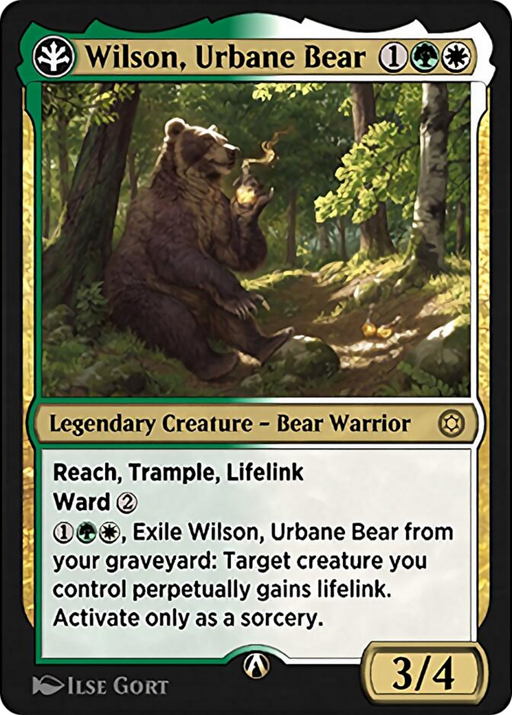 Wilson, Urbane Bear (HBG-19W) [Alchemy Horizons: Baldur's Gate]