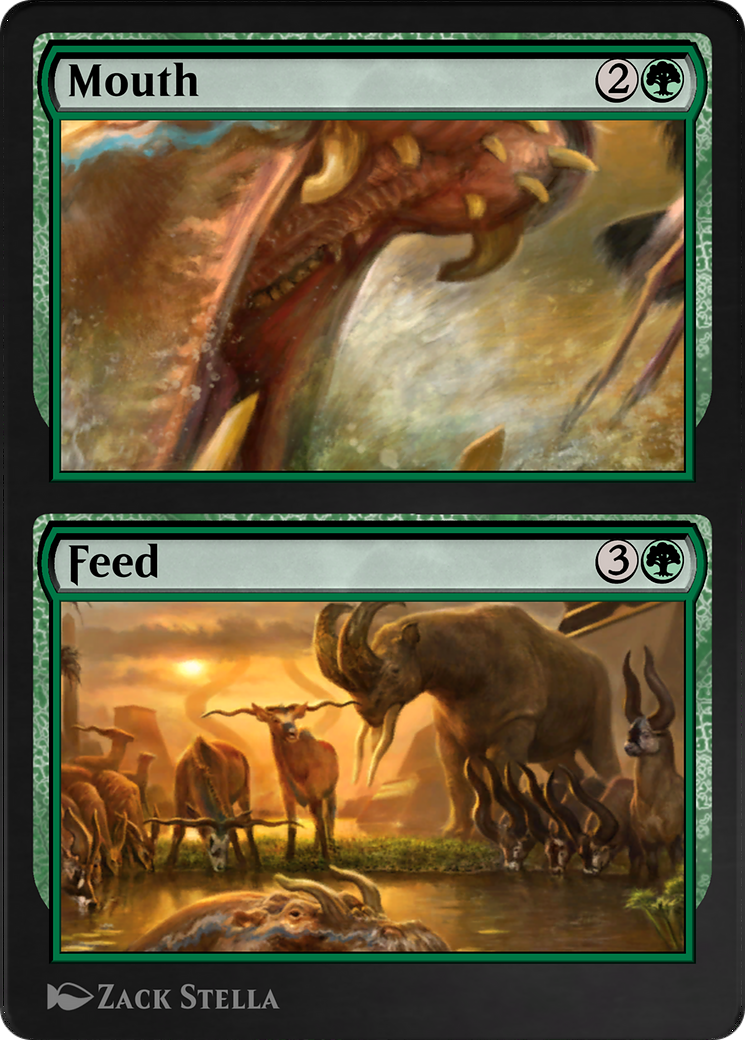 Mouth // Feed (AKR-202) [Amonkhet Remastered]