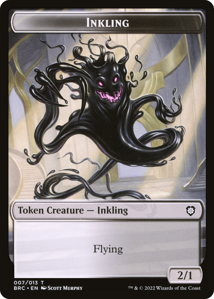 Inkling (TBRC-007) [The Brothers' War Commander Tokens] Foil