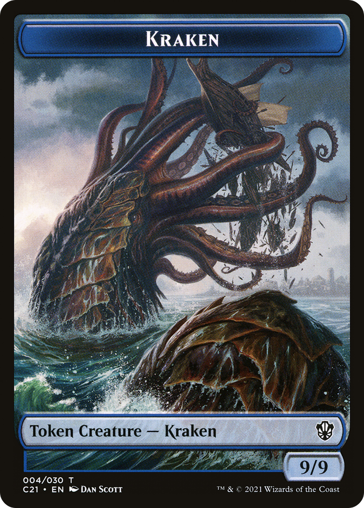 Kraken (TC21-004) [Commander 2021 Tokens]