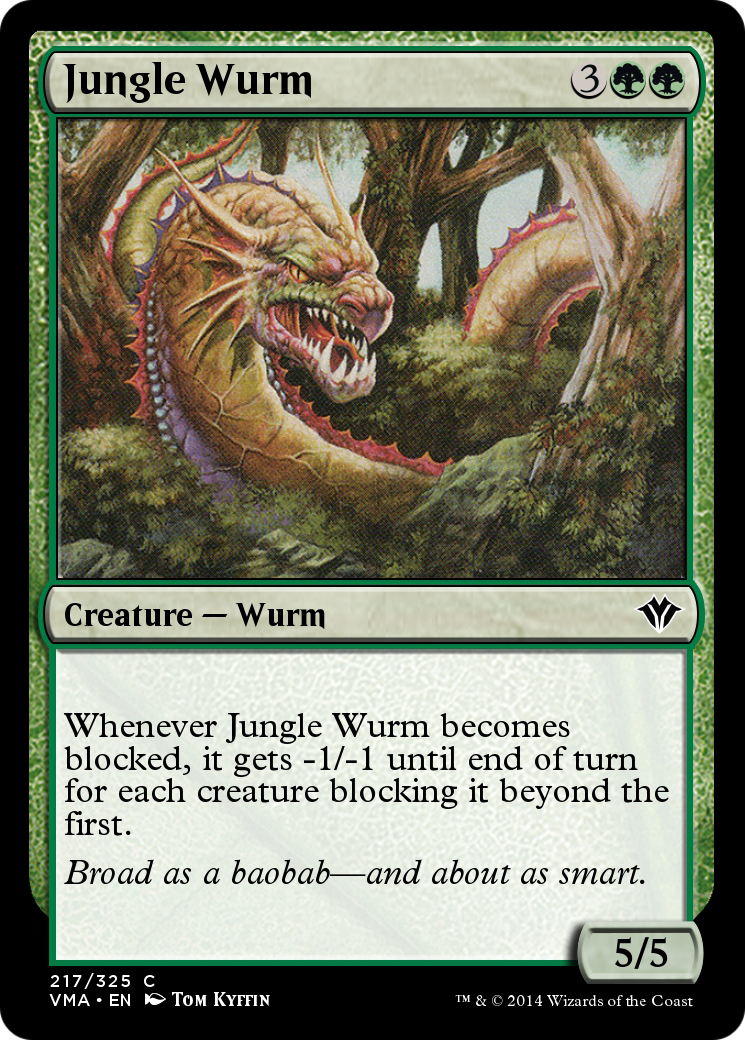 Jungle Wurm (VMA-217) [Vintage Masters]