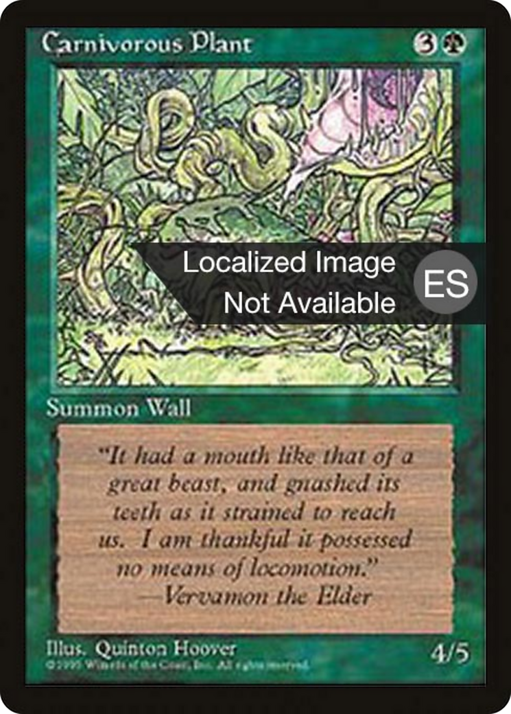 Carnivorous Plant [Fourth Edition Foreign Black Border]