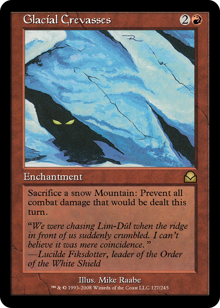 Glacial Crevasses (ME2-127) [Masters Edition II] Foil