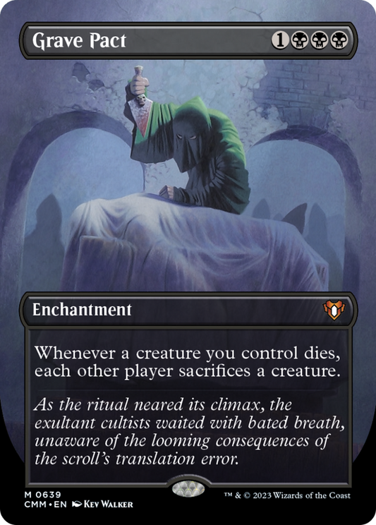 Pacte des Tombes (Illustration alternative sans bordure) [Commander Masters]