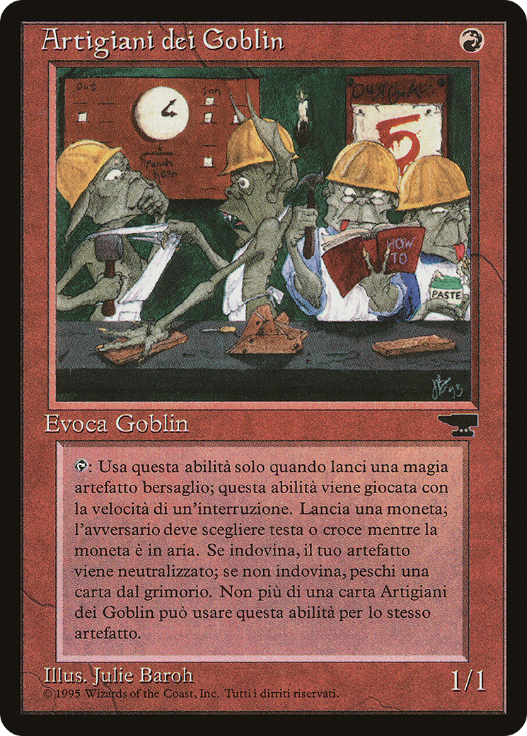 Goblin Artisans (Italian) - "Artigiani dei Goblin" (REN-079) [Rinascimento]