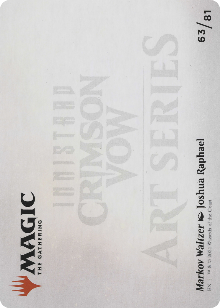 Markov Waltzer // Markov Waltzer (AVOW-063) (Borderless) [Crimson Vow Art Series] Foil