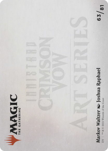 Markov Waltzer // Markov Waltzer (AVOW-063) (Borderless) [Crimson Vow Art Series]