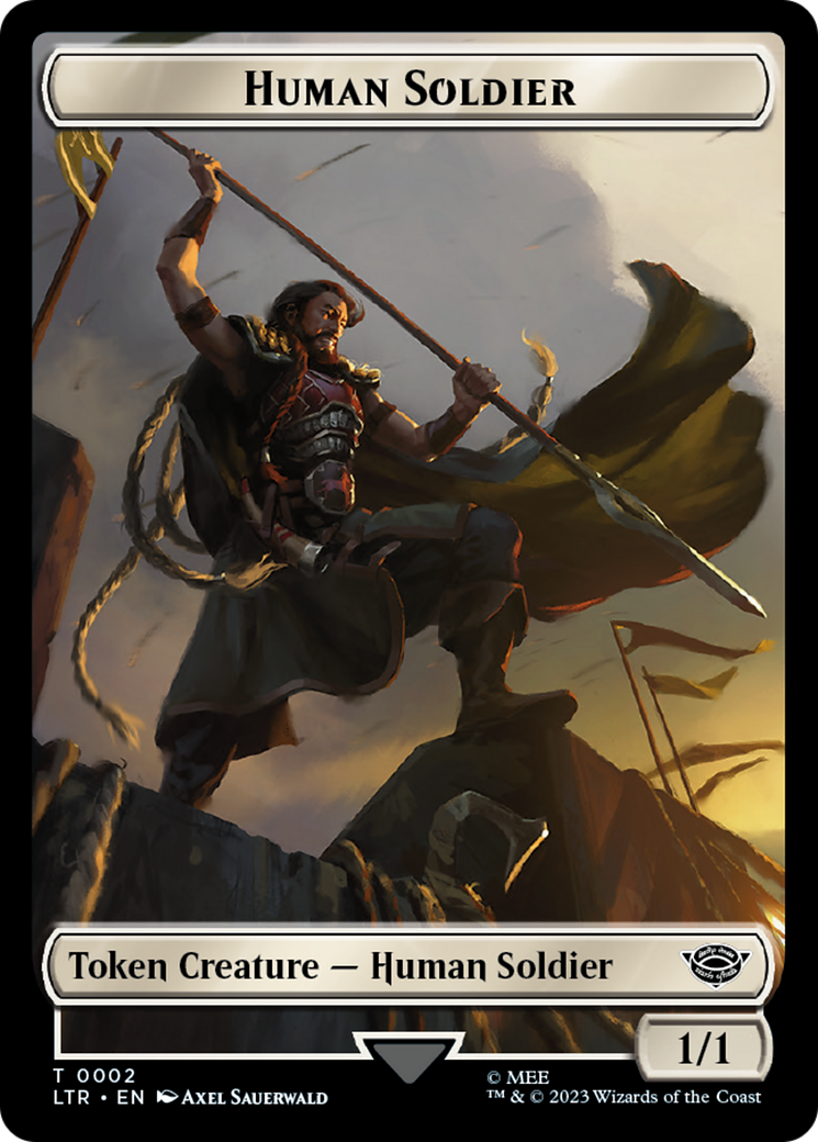 Human Soldier (TLTR-002) [Tales of Middle-earth Tokens] Foil
