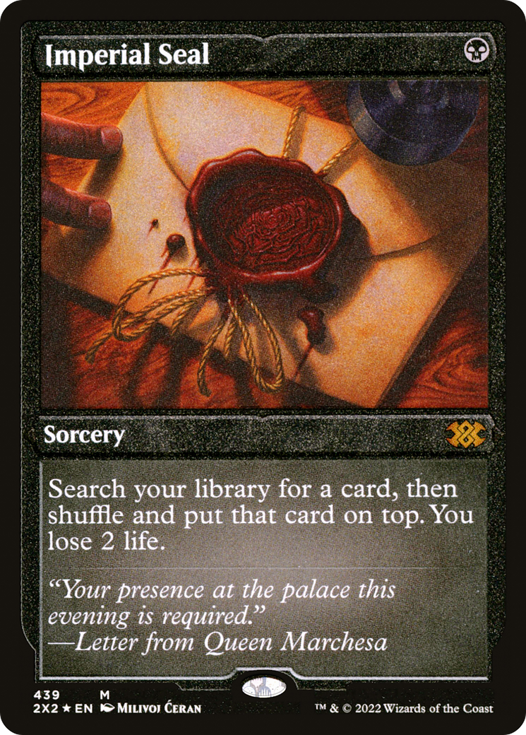 Imperial Seal (Foil Etched) (2X2-439) [Double Masters 2022] Foil