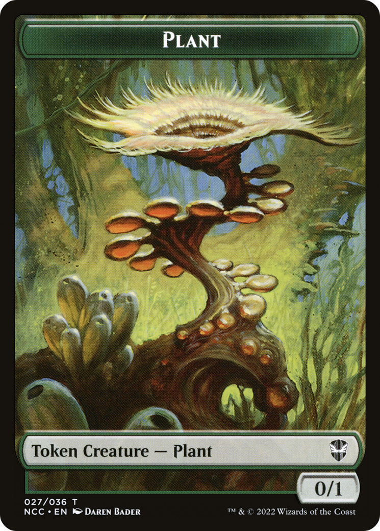 Plant (TNCC-027) [New Capenna Commander Tokens] Foil