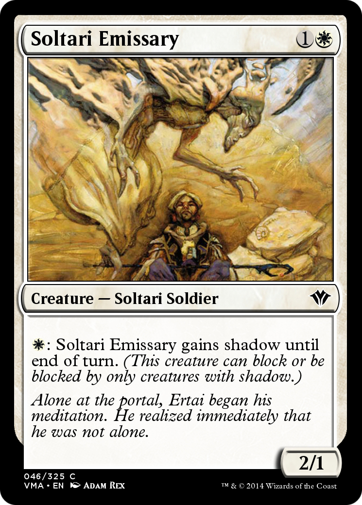 Soltari Emissary (VMA-046) [Vintage Masters] Foil