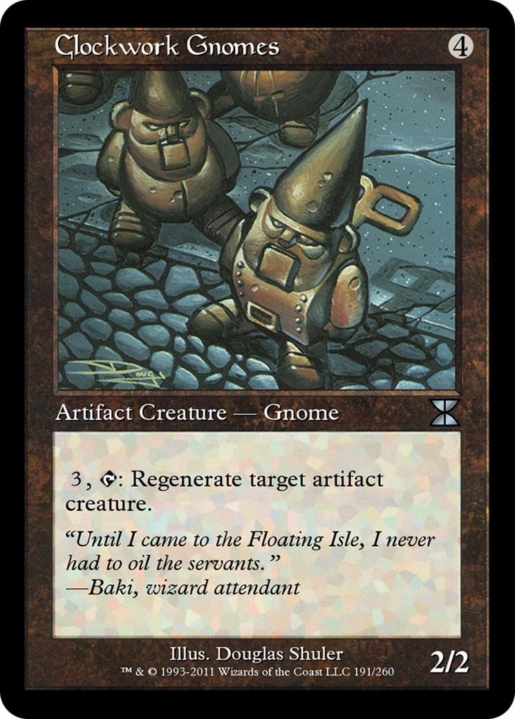 Clockwork Gnomes (ME4-191) [Masters Edition IV] Foil