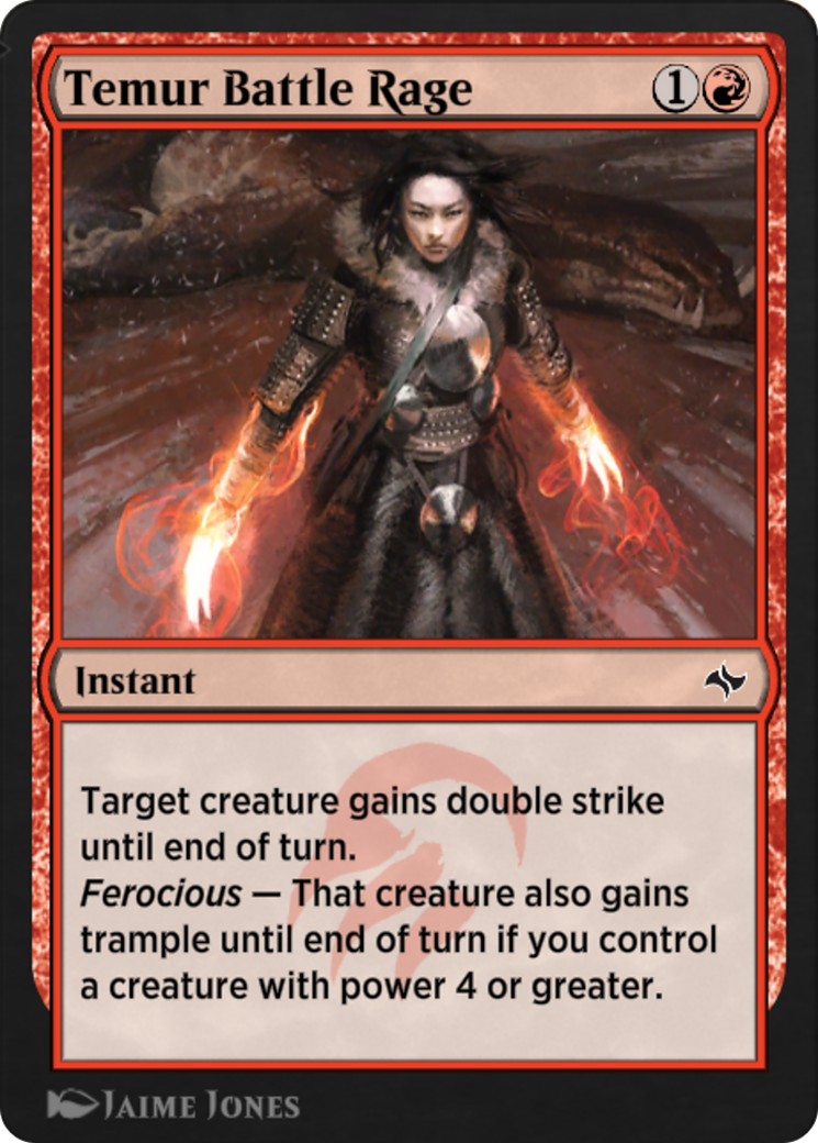 Temur Battle Rage (EA1-010) [Explorer Anthology 1]