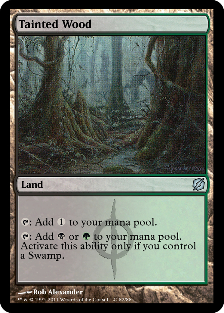Tainted Wood (TD2-082) [Duel Decks: Mirrodin Pure vs. New Phyrexia]