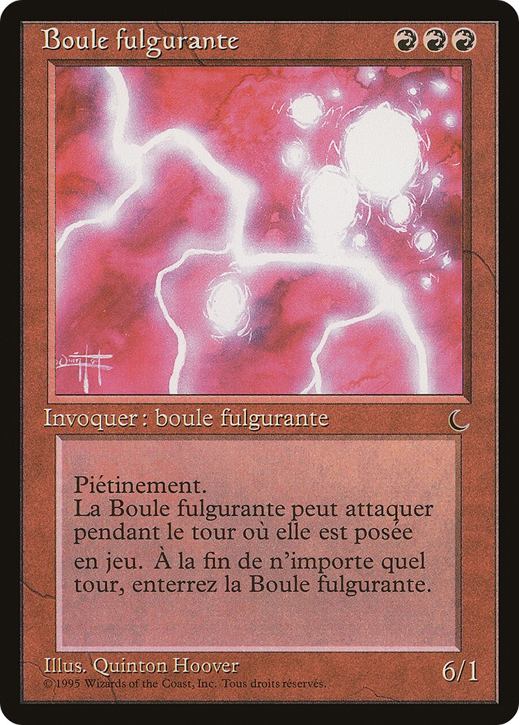 Ball Lightning (French) - "Boule fulgurante" (REN-073) [Renaissance]