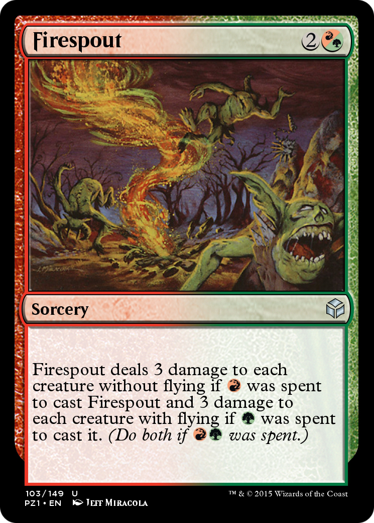 Firespout (PZ1-103) [Legendary Cube Prize Pack]