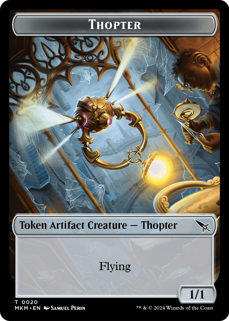 Thopter (TMKM-020) [Murders at Karlov Manor Tokens]