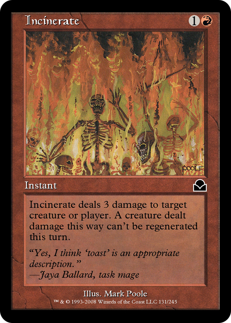 Incinerate (ME2-131) [Masters Edition II]