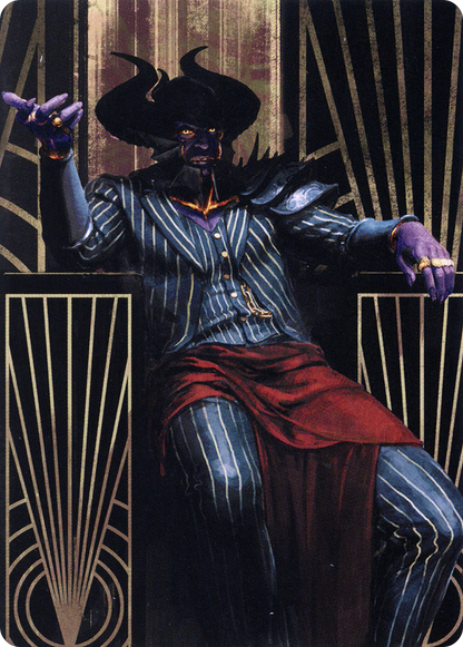 Ob Nixilis, the Adversary // Ob Nixilis, the Adversary (ASNC-071) (Borderless) [New Capenna Art Series]