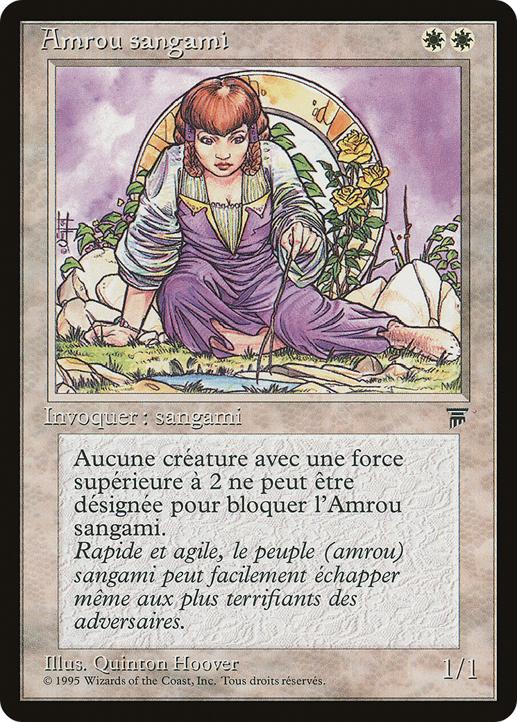 Amrou Kithkin (French) - "Amrou sangami" (REN-003) [Renaissance]