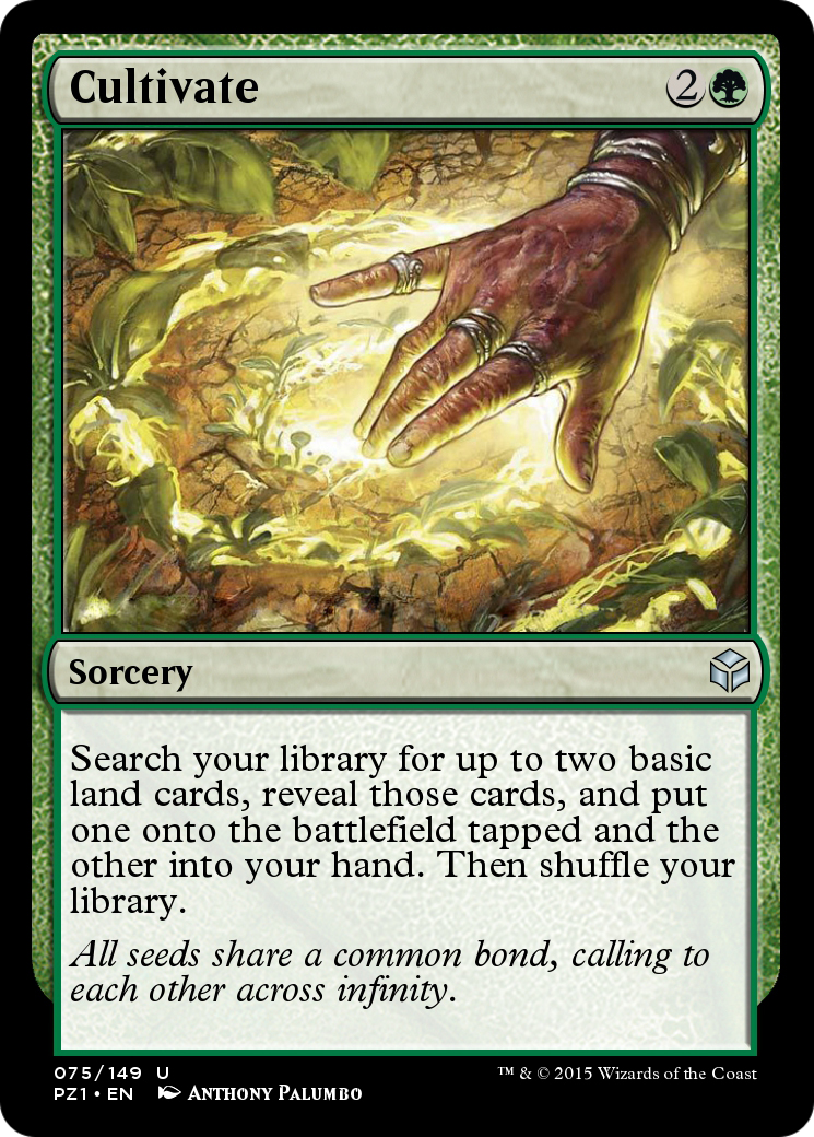 Cultivate (PZ1-075) [Legendary Cube Prize Pack]