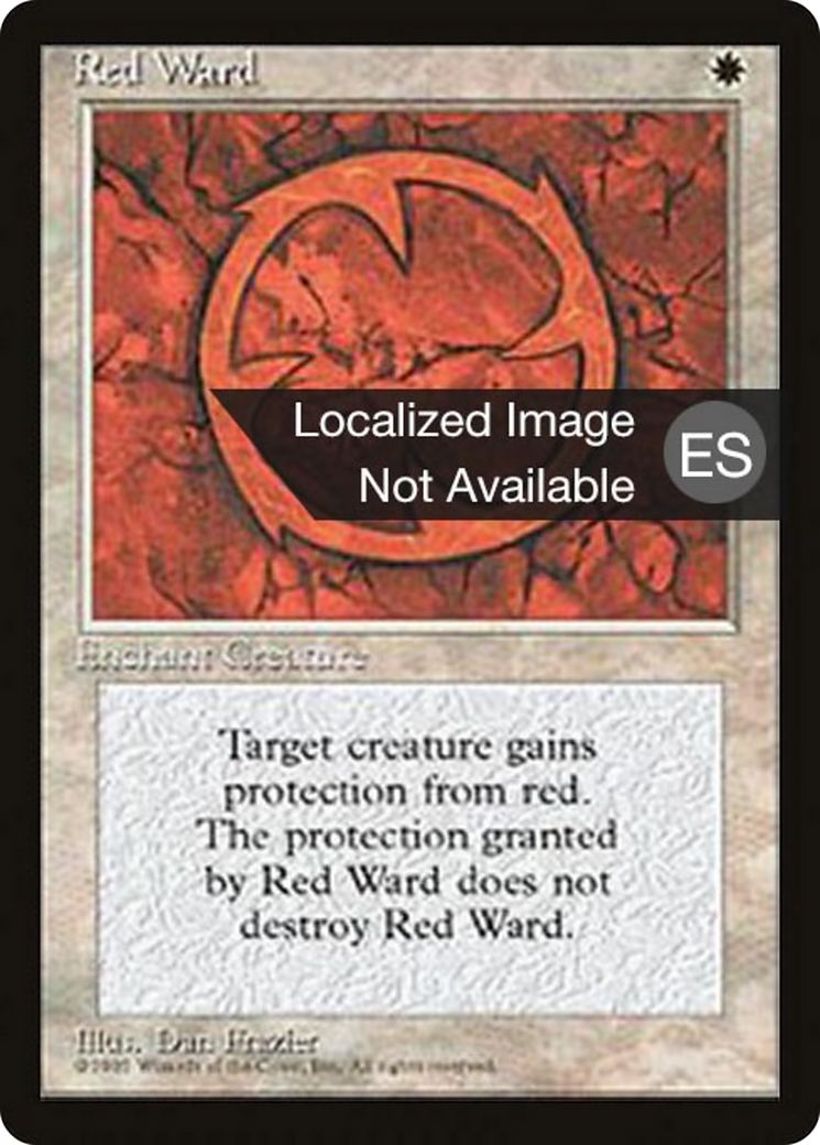 Red Ward (4BB-044) [Fourth Edition Foreign Black Border]