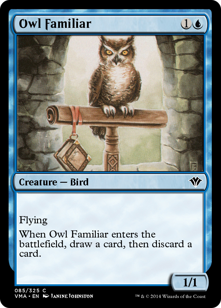 Owl Familiar (VMA-085) [Vintage Masters] Foil
